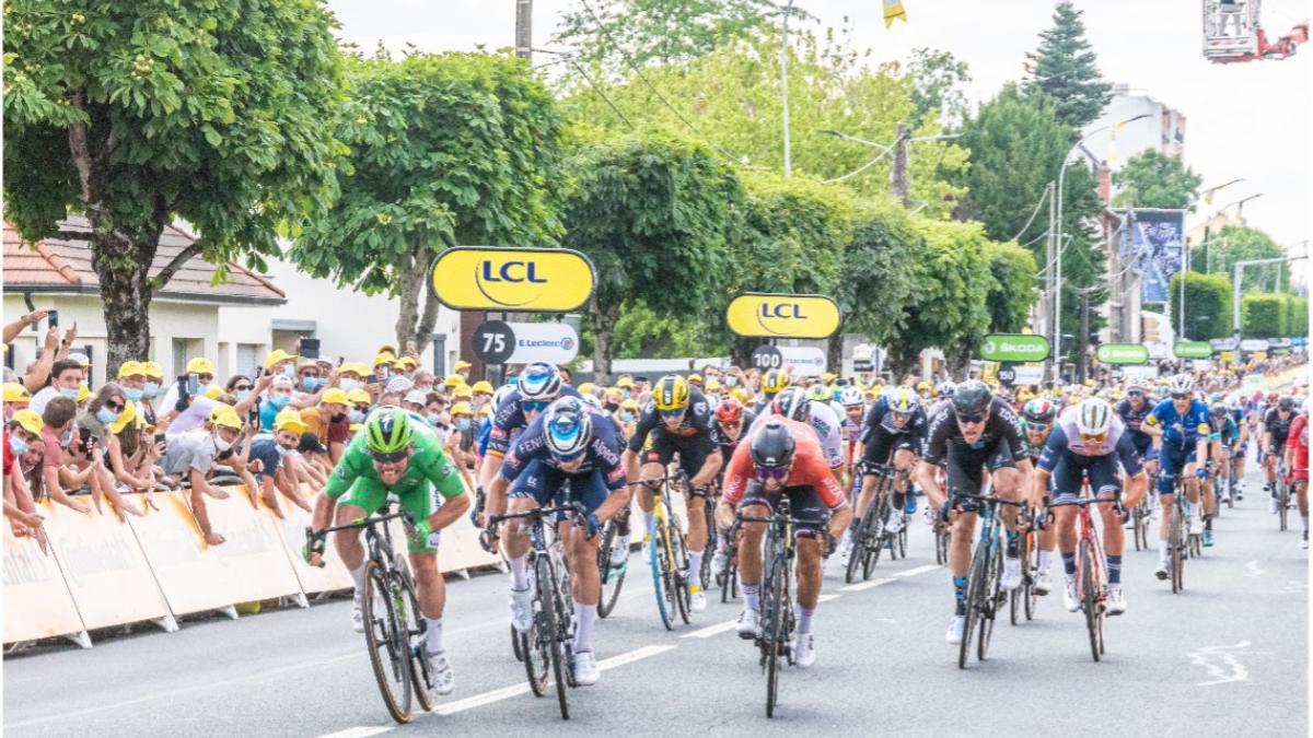 Arrivée du Tour de France en 2021 à Châteauroux
