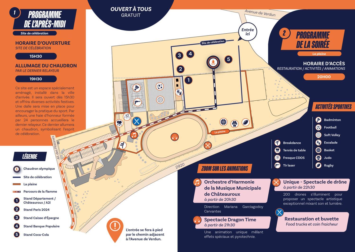 Programme Plaine Départementale des Sports - Agrandir l'image - fenêtre modale