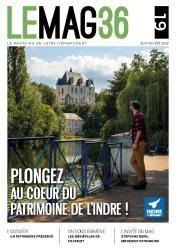 Couverture du magazine numéro 19 du Département de l'Indre