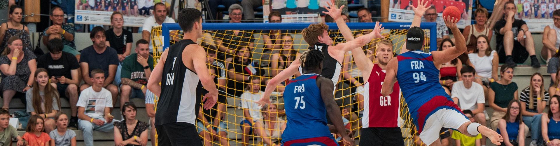 Match de beach handball