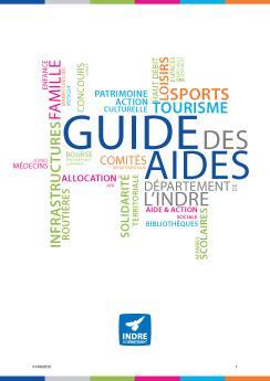 Le guide des aides du Conseil départemental