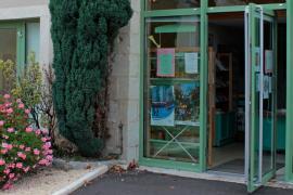 Vue extérieure de la bibliothèque de Clion-sur-Indre