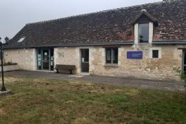 Vue extérieure de la bibliothèque de Fléré-la-Rivière
