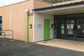 Vue extérieure de la bibliothèque de Mâron