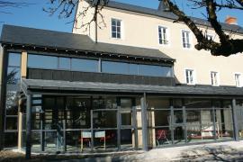 Vue extérieure de la bibliothèque de Villedieu-sur-Indre