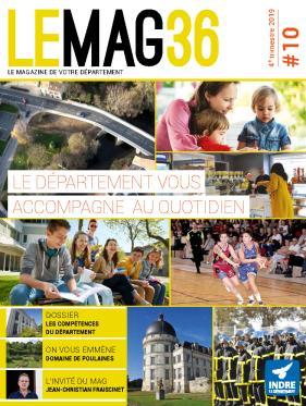 Couverture du magazine numéro 10 du Département de l'Indre