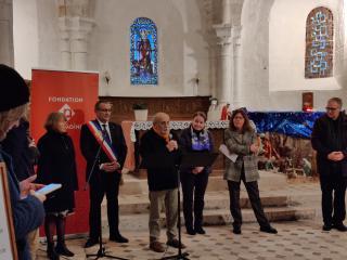 Réception des travaux de restauration des stalles de l'église de Poulaines - Agrandir l'image - fenêtre modale