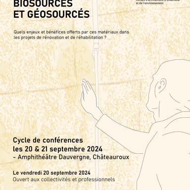 Affiche cycle de conférences CAUE36