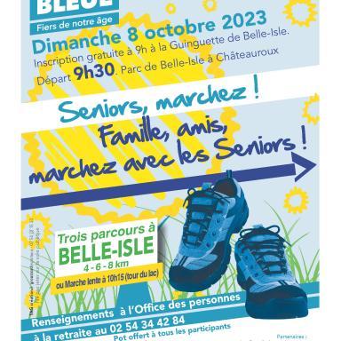 Affiche de la Marche bleue