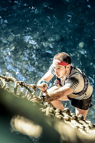 Christophe Tourte, champion de parcours d'obstacles