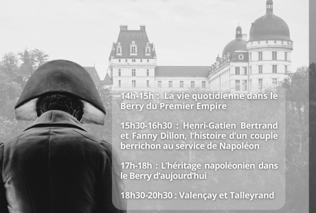 Affiche du colloque "Le Berry Napoléonien" - Agrandir l'image - fenêtre modale