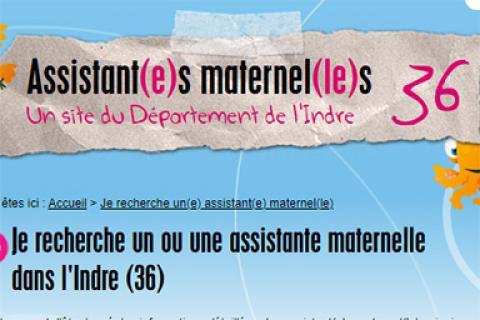 Capture du site assistantes maternelles 36